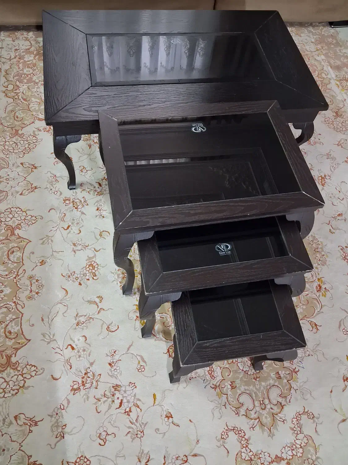 میز جلو مبلی با سه عدد عسلی|مبلمان خانگی و میز عسلی|اسلام‌شهر, شهرک قائمیه|دیوار