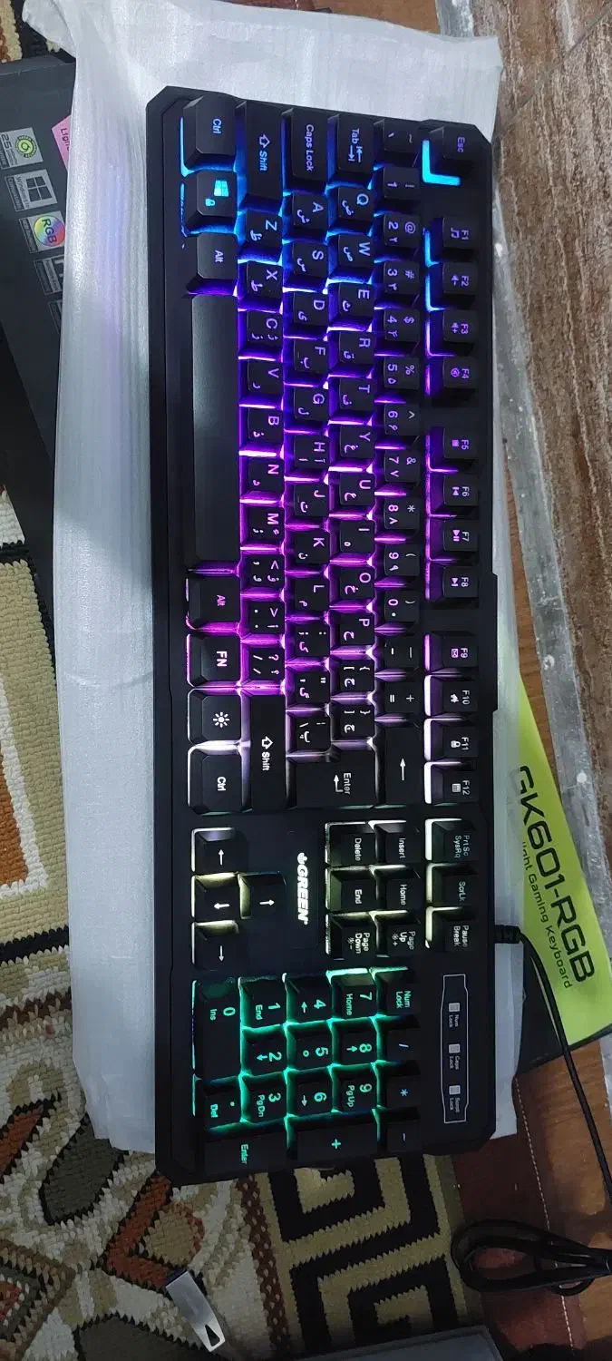 کیبورد گیمینگ GREEN GK601-RGB|قطعات و لوازم جانبی رایانه|گرگان, |دیوار