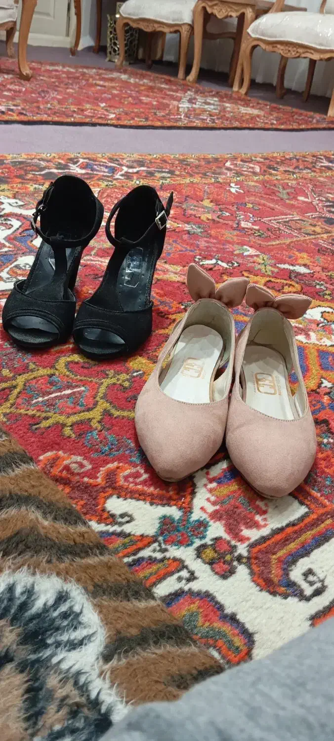 فروش دوجفت کفش مجلسی|کیف، کفش، کمربند|سراجو, |دیوار