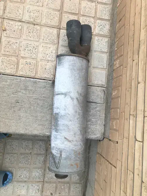 منبع اگزوز فابریک/آماده نصب/همراه سر اگزوز دولول|قطعات یدکی و لوازم جانبی|شاهین‌شهر, شهرک میلاد|دیوار