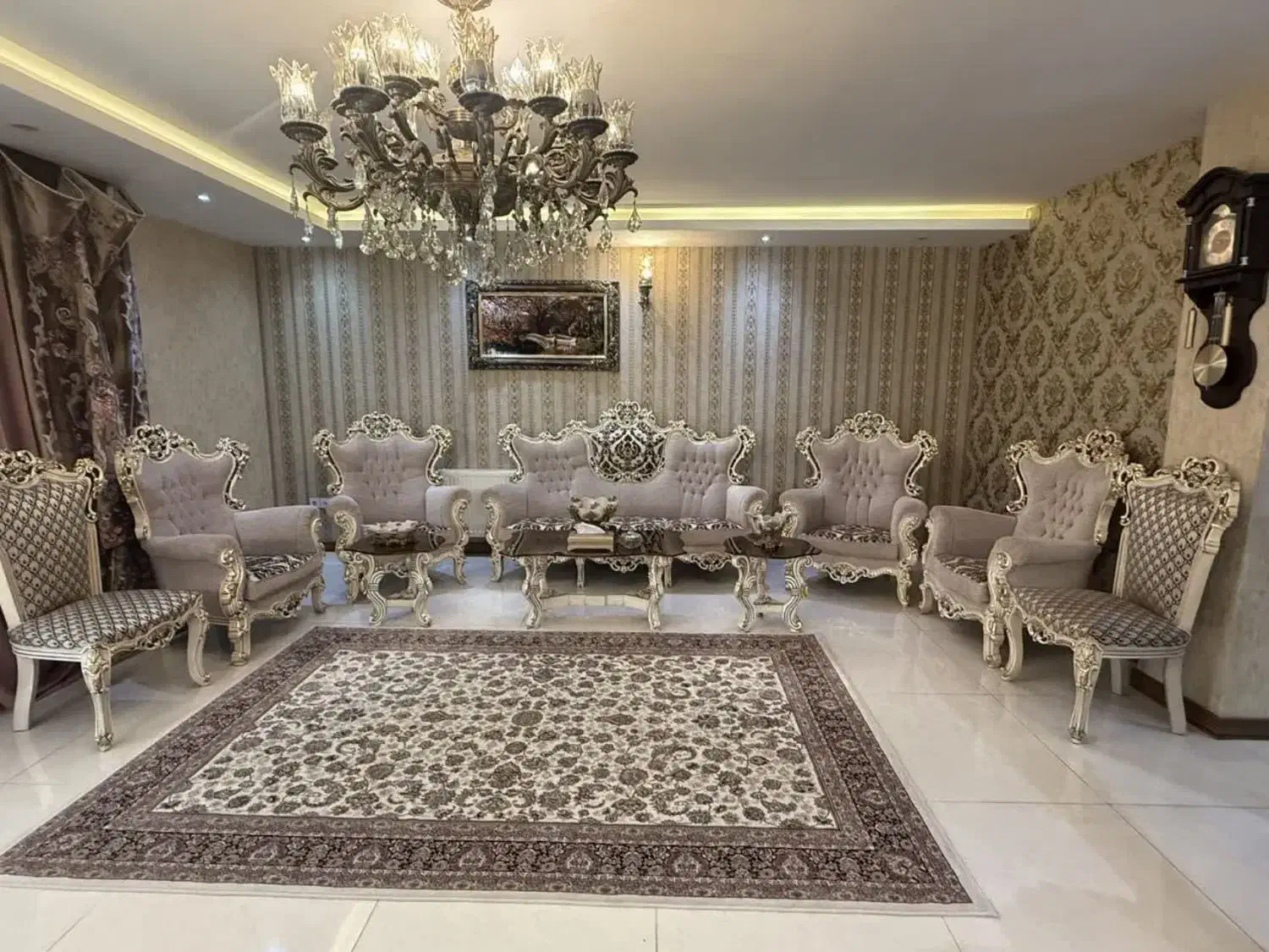 لوستر برنز|لوستر و چراغ آویز|اصفهان, برازنده|دیوار