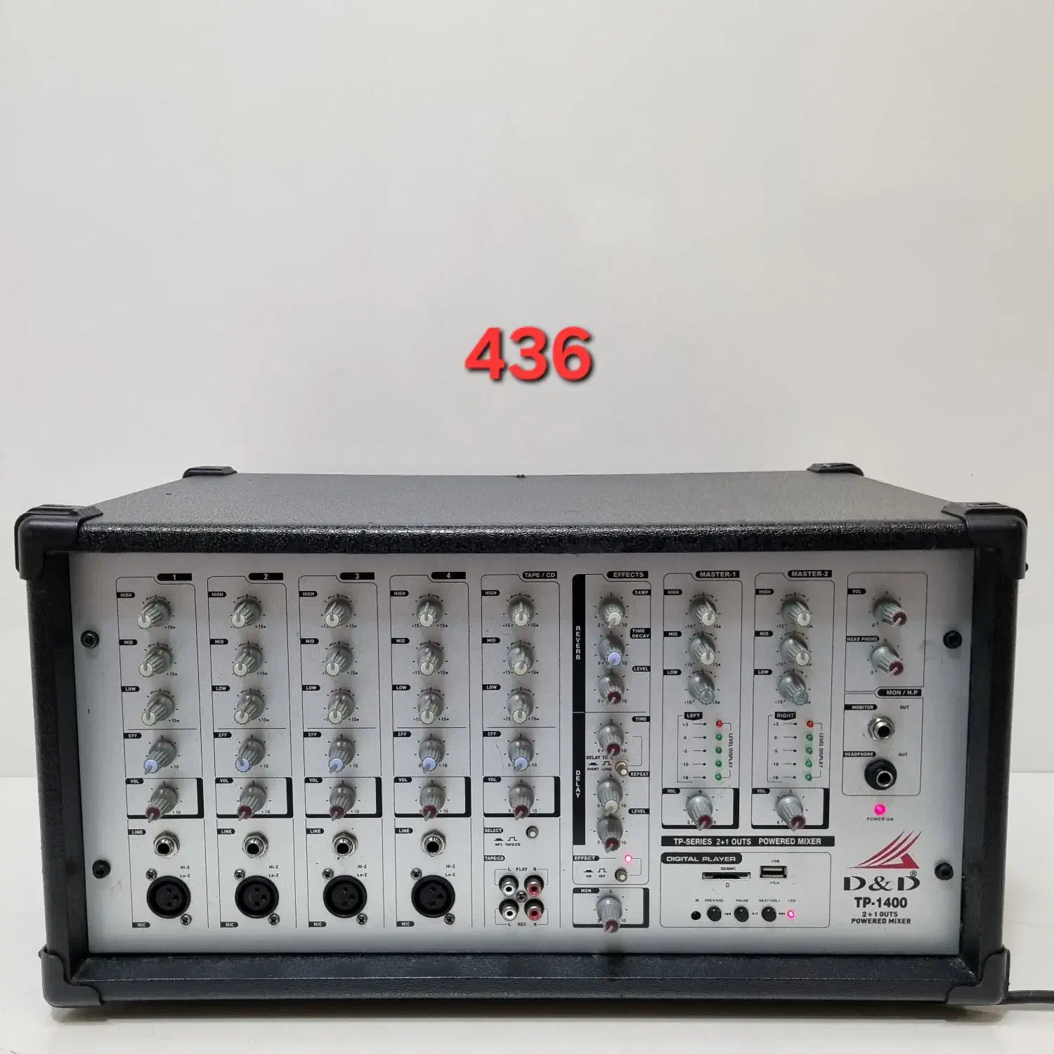 اکو امپلی فایر یا پاور میکسر  d&d دایناکورد  باند|سیستم صوتی خانگی|تبریز, |دیوار