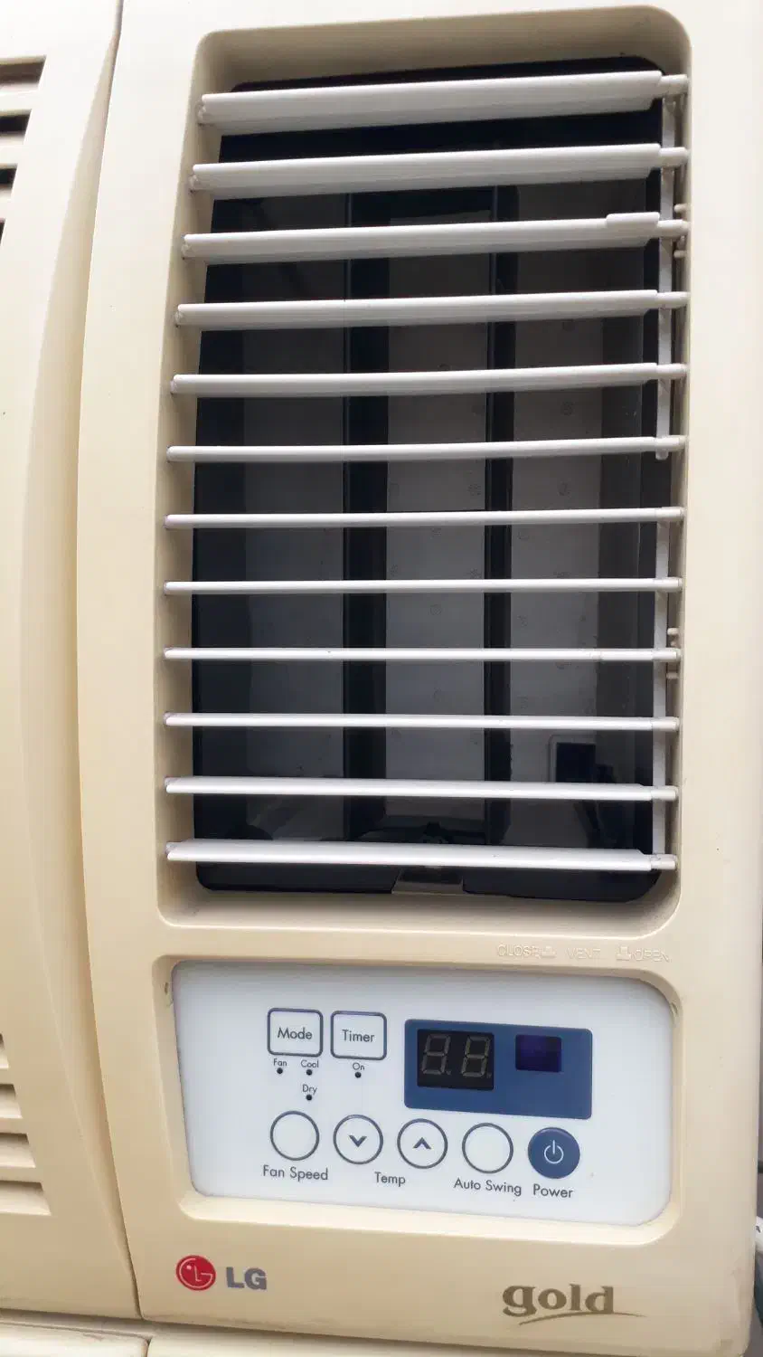 کولر گازی پنجره ای ال جی در حد نو|کولر گازی و فن‌کوئل|ماهدشت, |دیوار