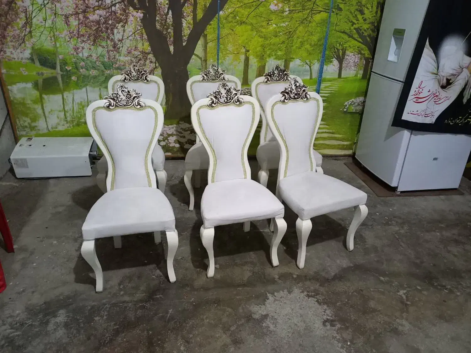 میز و صندلی نهارخوری ۶ نفره|میز و صندلی غذاخوری|ساری, |دیوار