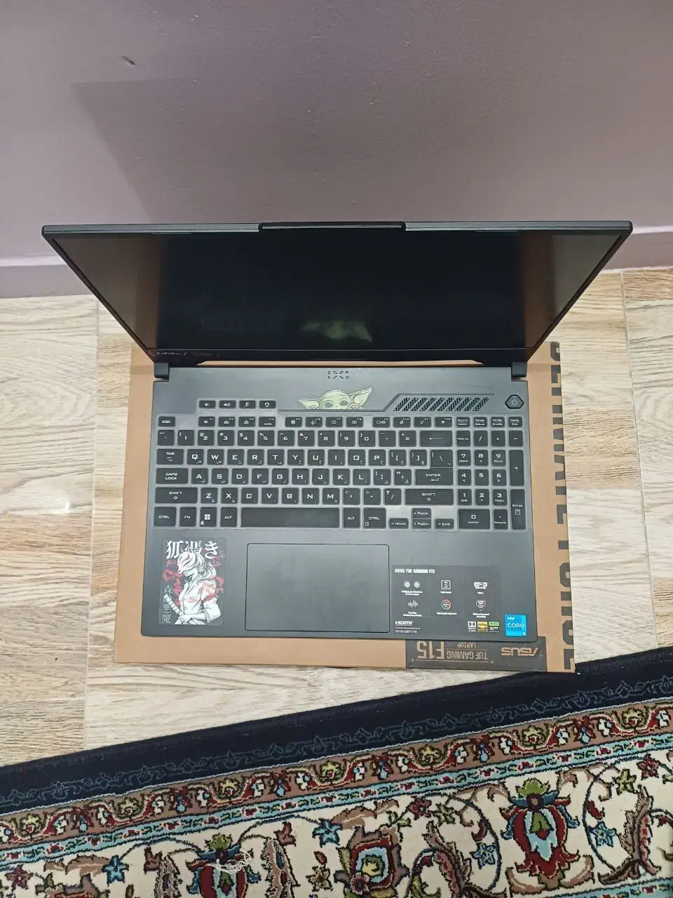 لپ‌تاپ ASUS TUF F15 تمیز و نو+کول‌پد+موس و گارانتی|رایانه همراه|فردیس, فردیس|دیوار
