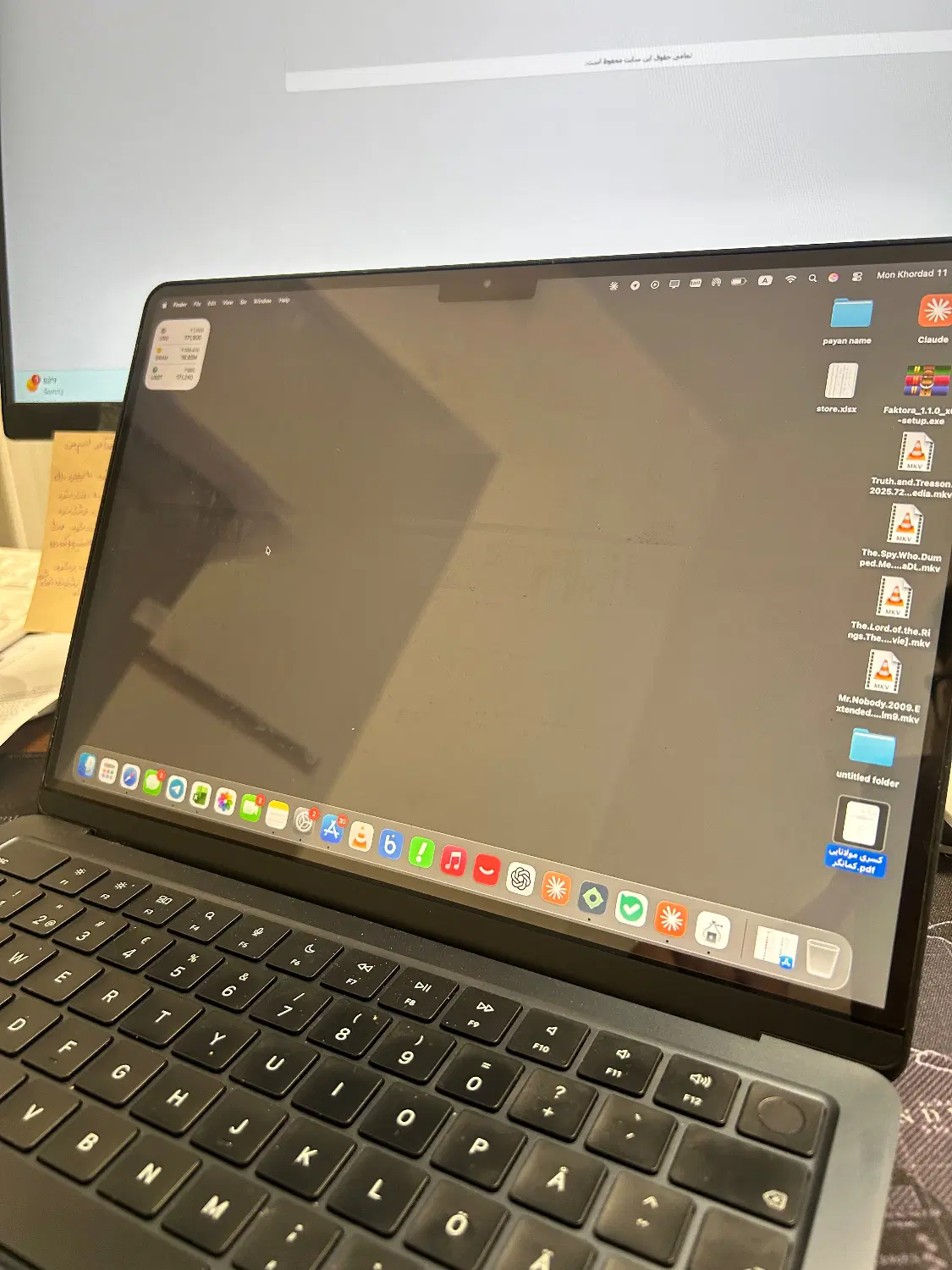Macbook AIR 2023 m2 midnight|رایانه همراه|سنندج, |دیوار