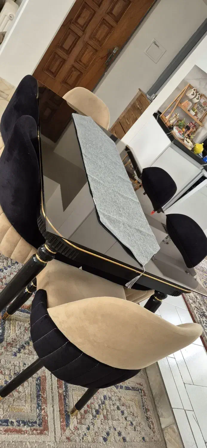 میز ناهار خوری ۶ نفره|میز و صندلی غذاخوری|اندیشه, اندیشه فاز ۴|دیوار