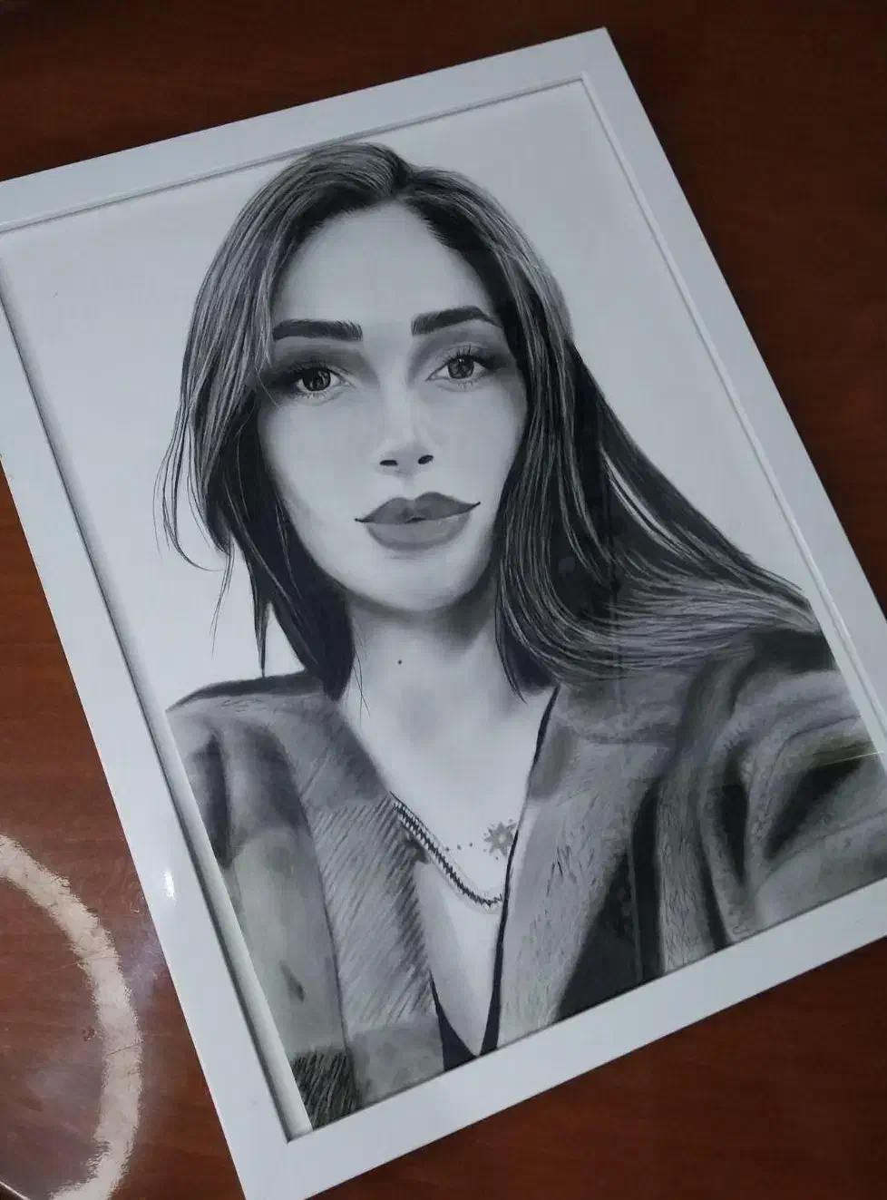 سیاه قلم طراحی چهره هدیه روز زن کادو روز مادر تولد|تابلو، نقاشی، عکس|تهران, جوادیه تهرانپارس|دیوار