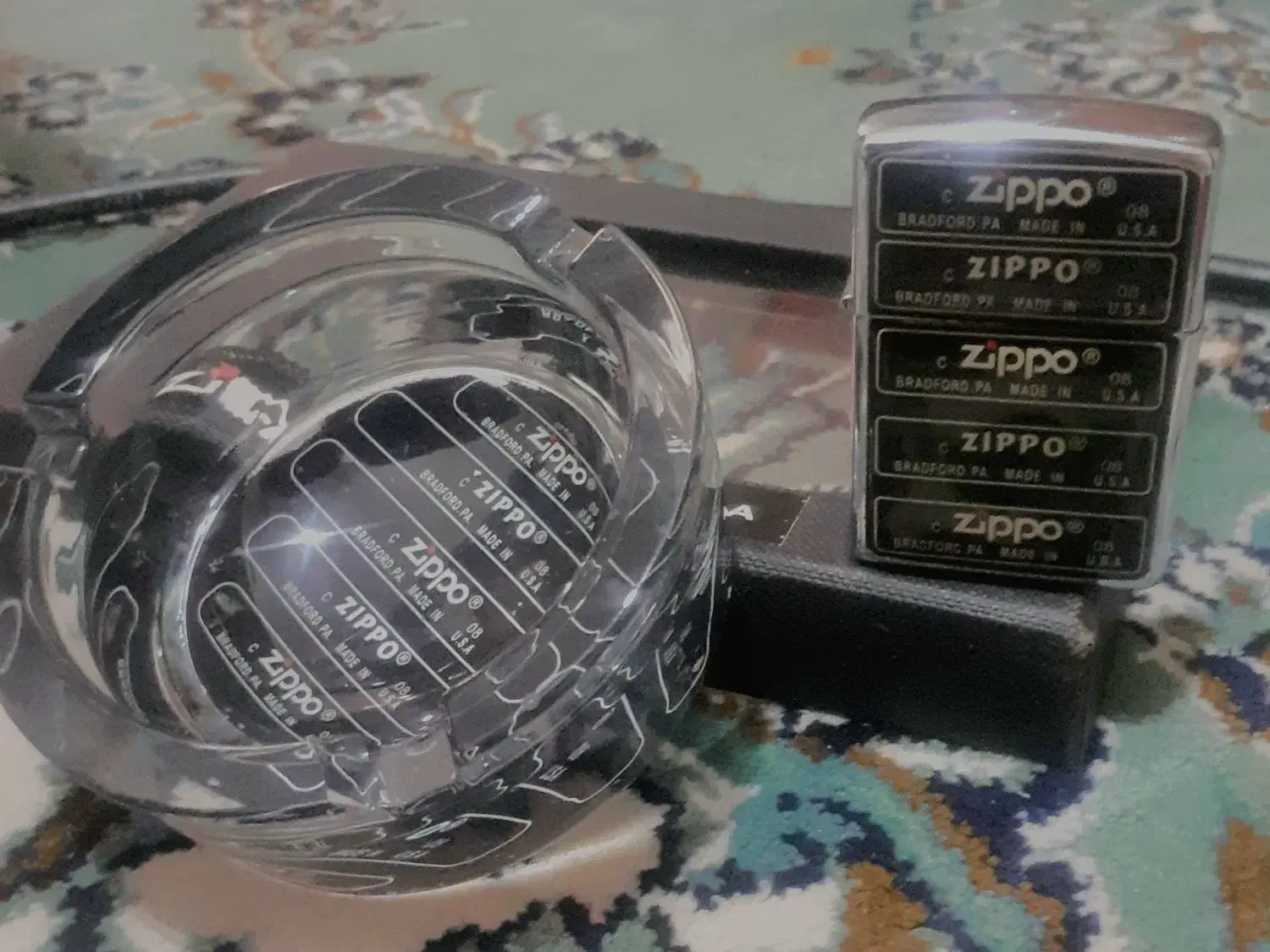 فندک و زیر سیگاری اصلی ZIPPO بنزینی آمریکایی|زیورآلات و اکسسوری|اصفهان, گلستان|دیوار