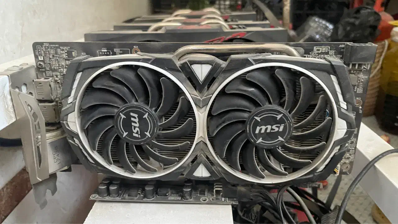 ریگ گرافیک rx 580 8gig  and rx480 8gig|قطعات و لوازم جانبی رایانه|شیراز, شهرک دارایی|دیوار