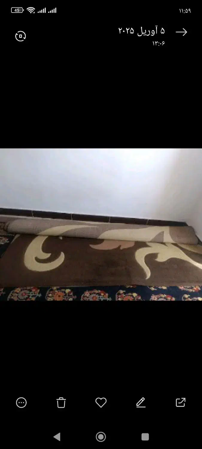 گلیم فرش۹متری|گلیم، جاجیم، گبه|فومن, |دیوار