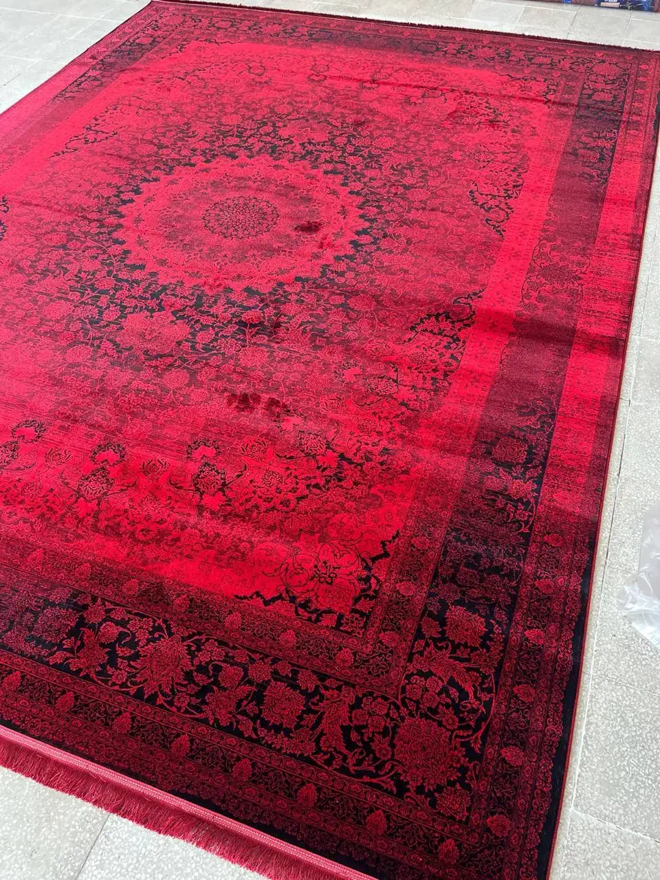 فرش هزار شانه تمام اکرلیک|فرش|همدان, |دیوار