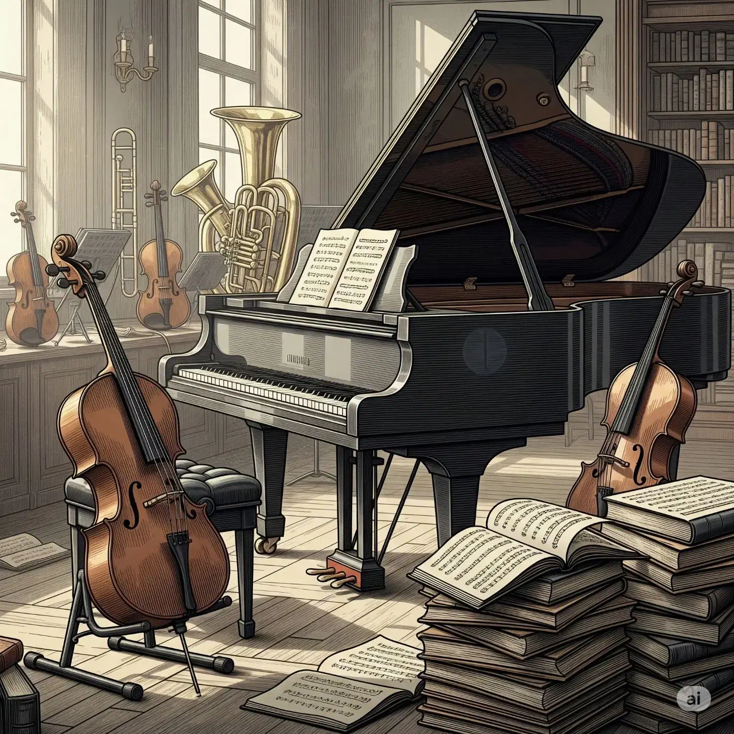 گیتار، سنتور، پیانو، هنگدرام، ویولن|خدمات آموزشی|چابهار, |دیوار