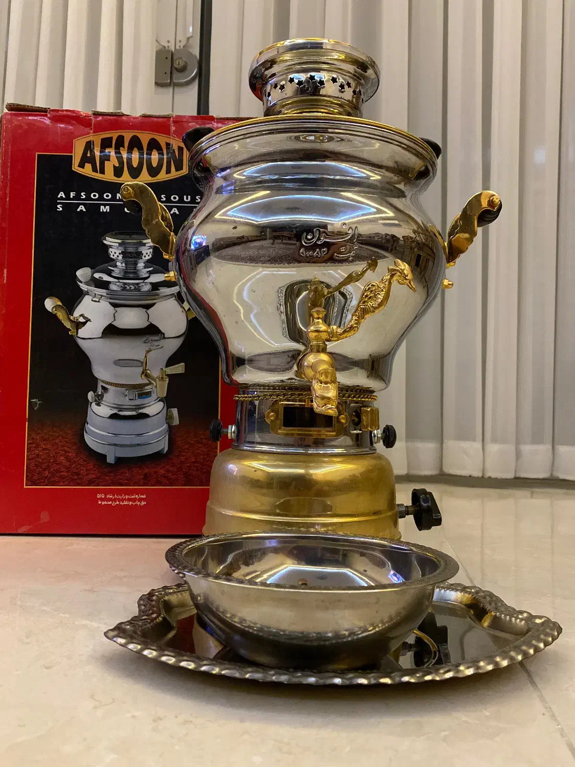 سماور نو گازی|سماور، چای‌ساز، قهوه‌ساز|بروجن, |دیوار