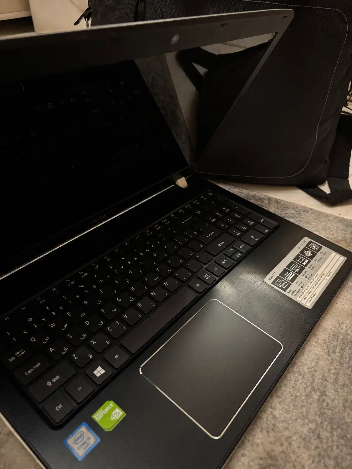 لپتاپ acer aspire e 15 در حد نو|رایانه همراه|تهران, سازمان برنامه شمالی|دیوار