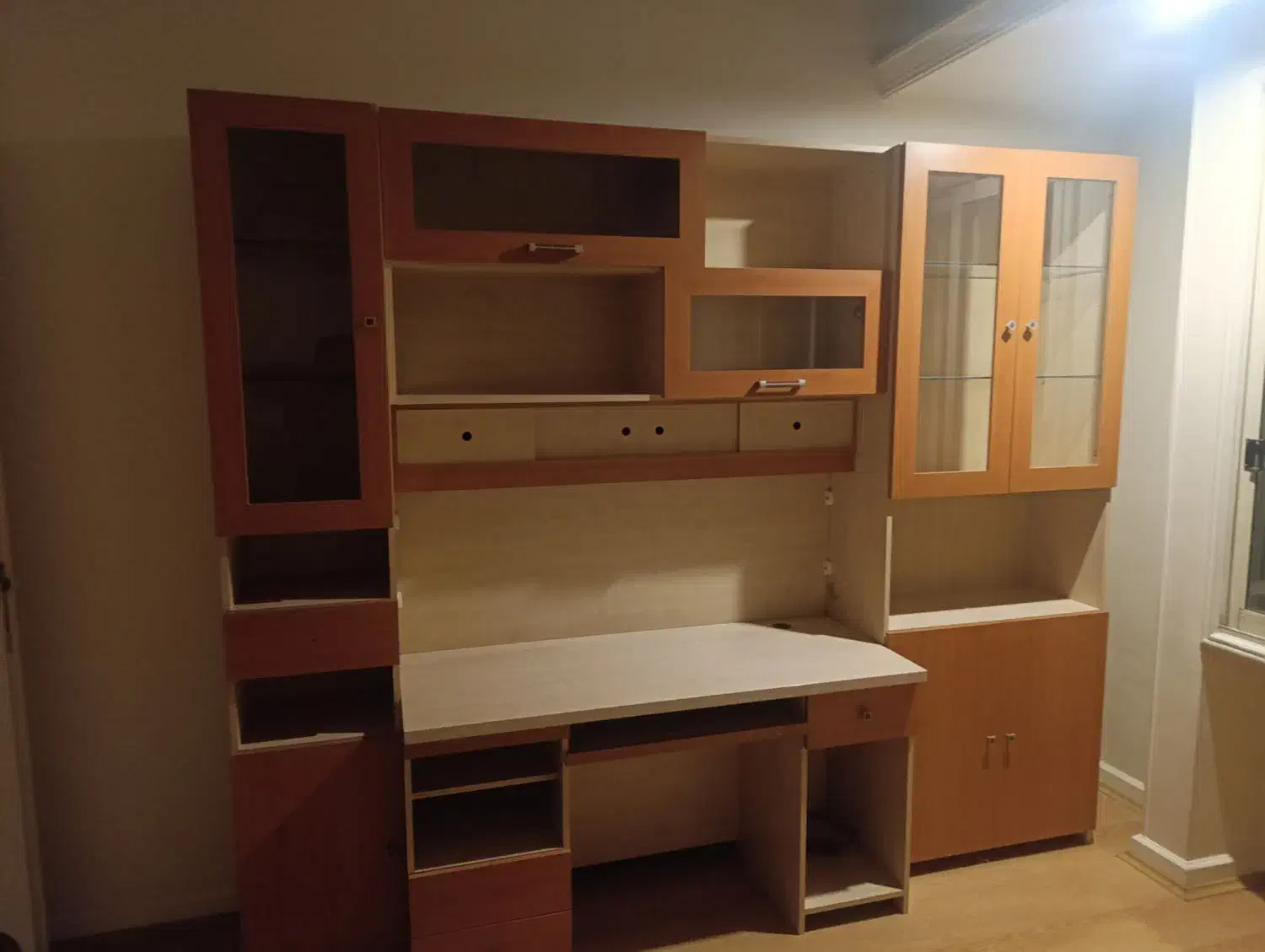 کتابخانه|کتابخانه، شلف، قفسه‌های دیواری|تهران, الهیه|دیوار