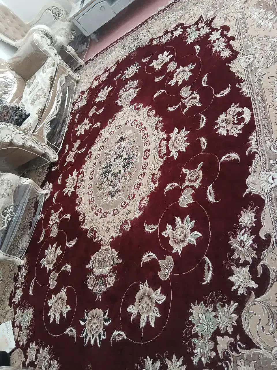 قالی ۱۲ متری تمیز|فرش|مشهد, الهیه|دیوار