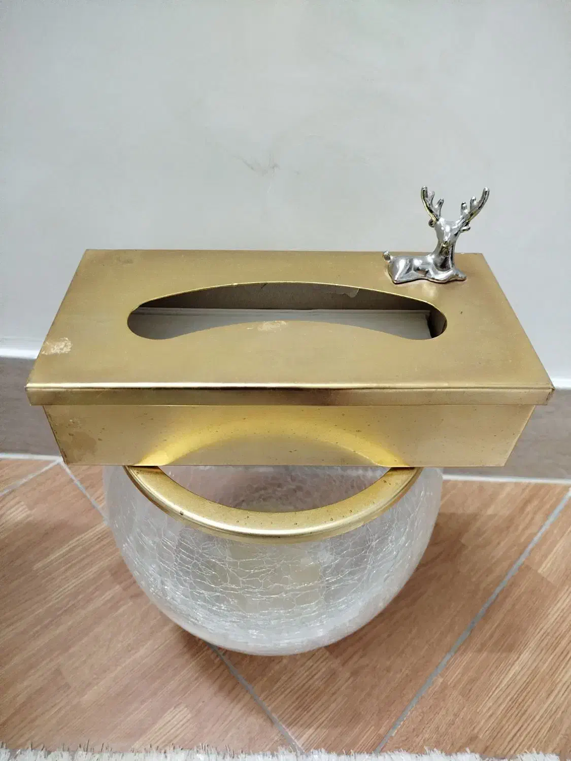 سطل اشغال وجادستمالی داخل پذیرای|صنایع دستی و سایر لوازم تزئینی|تربت‌حیدریه, فردوسی جنوبی|دیوار