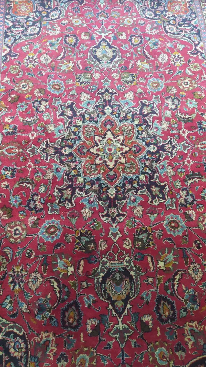 فرش دستباف ۶متری  وفرش ماشینی ۶متری|فرش|مشهد, زمرد|دیوار