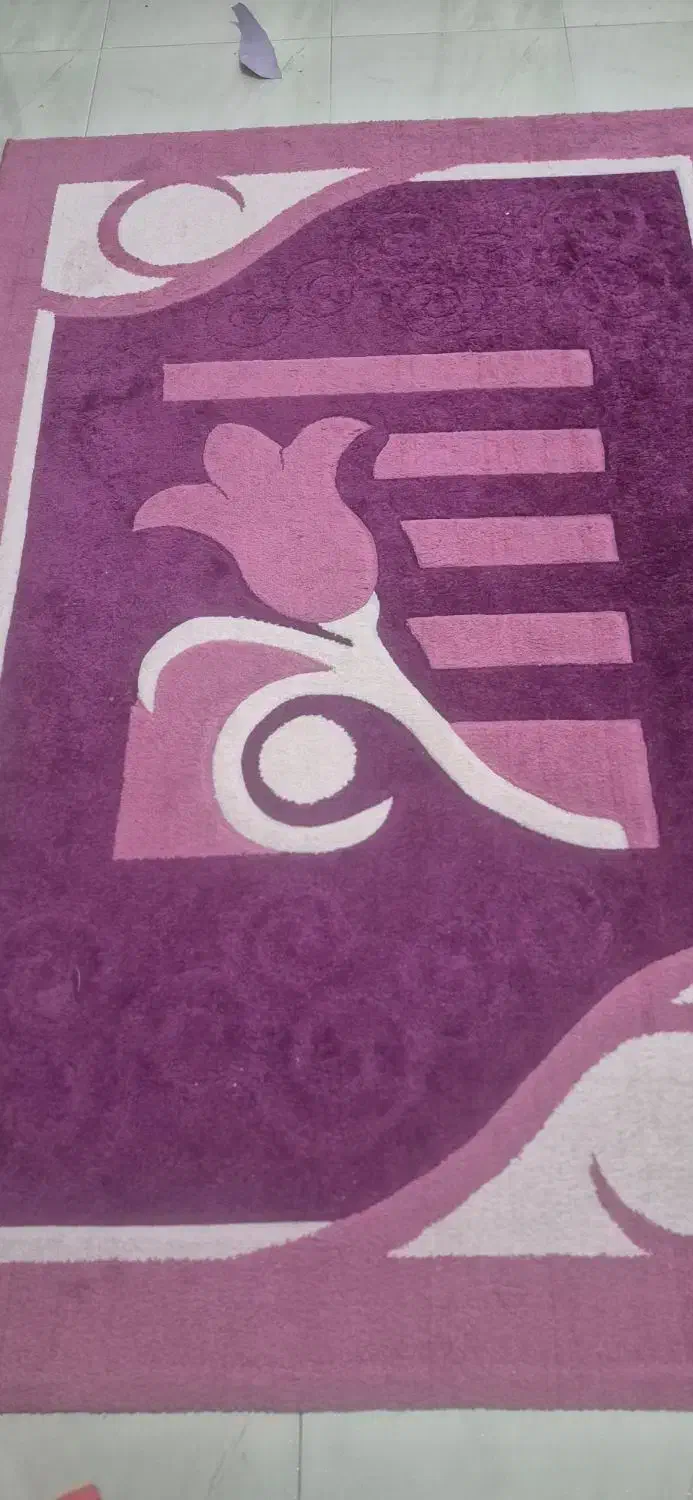 قالیچه دخترانه بنفش|فرش|سمنان, |دیوار