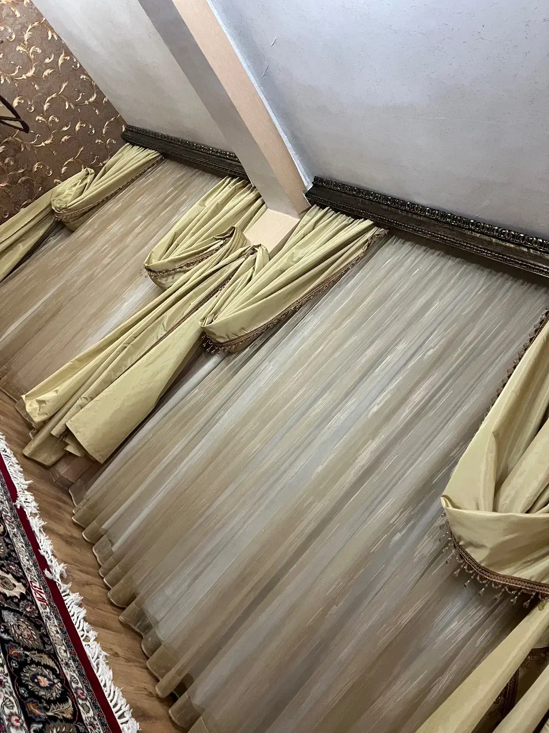 پرده پذیرایی|پرده، رانر، رومیزی|کرج, عظیمیه|دیوار