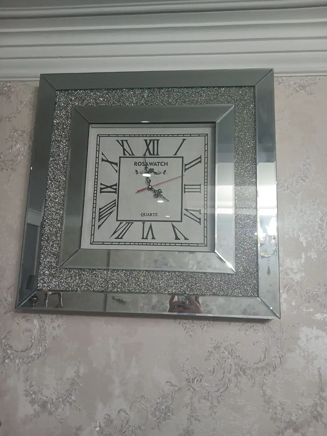 ساعت آیینه کاری|ساعت دیواری و تزئینی|رباط‌کریم, رباط‌کریم|دیوار