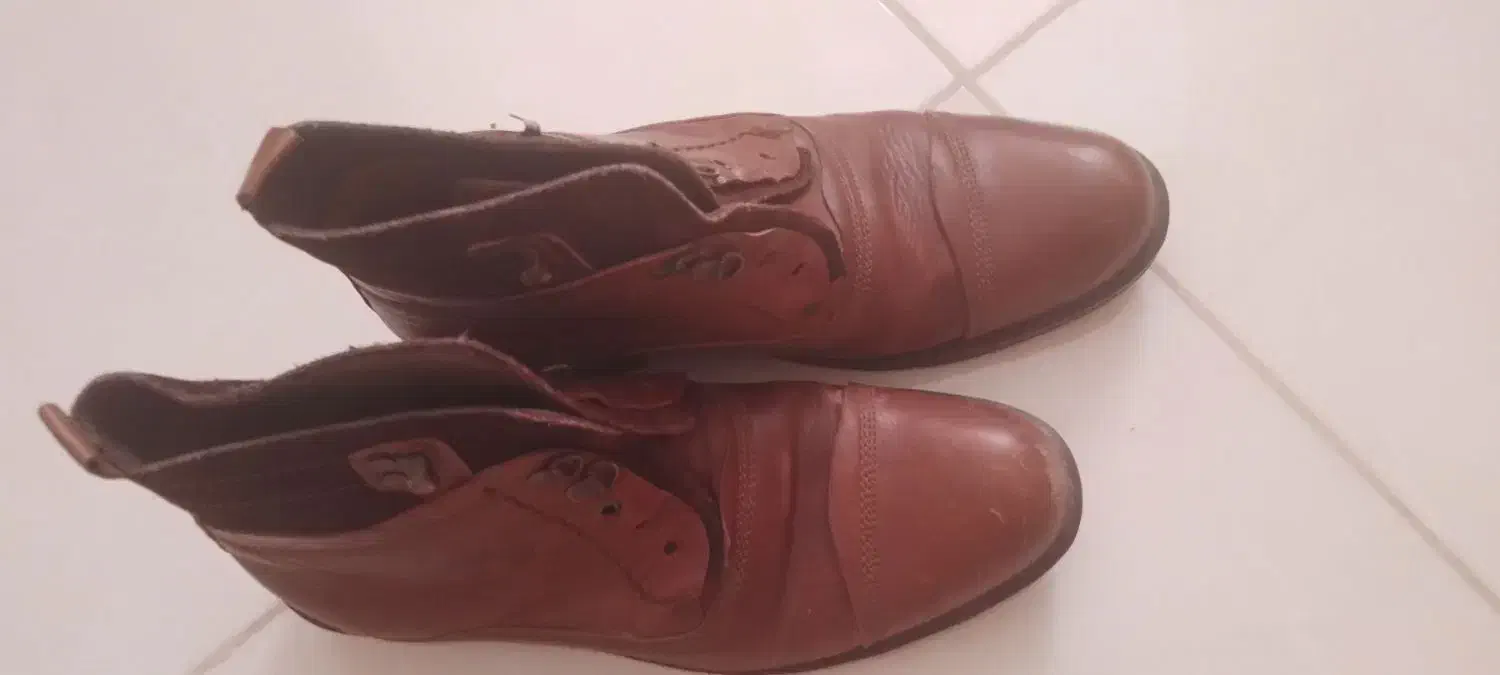 نیم بوت مردانه چرم|کیف، کفش، کمربند|مشکین‌دشت, |دیوار