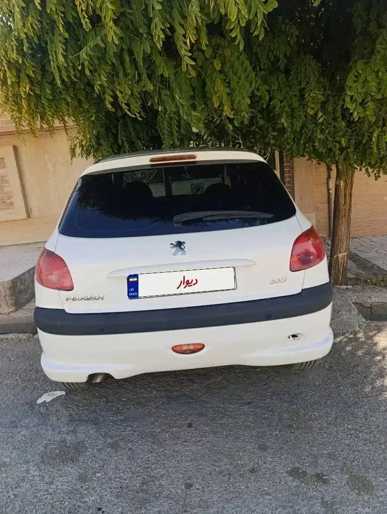 206 تیپ 5 مدل 1393|خودرو سواری و وانت|یاسوج, |دیوار