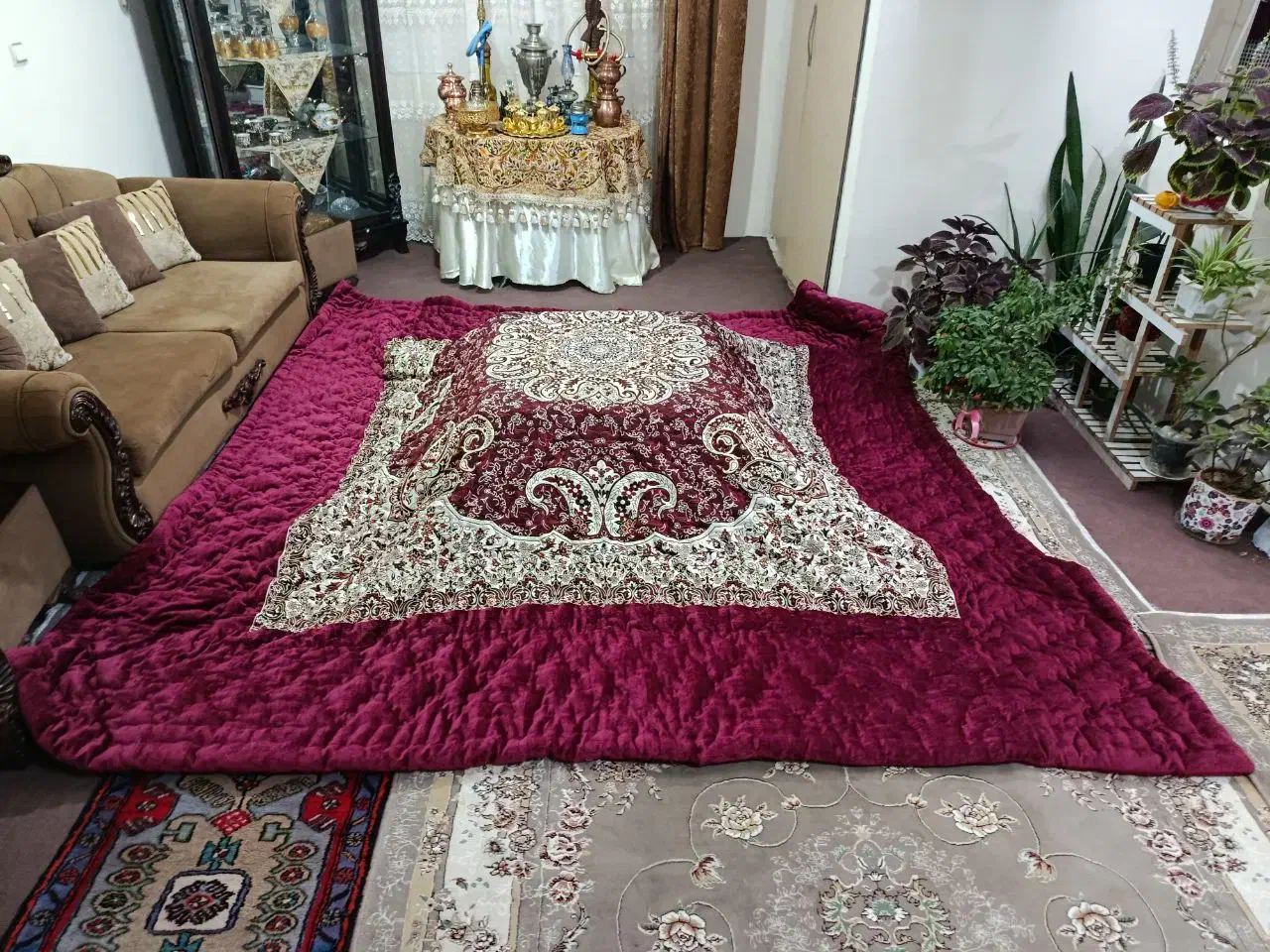 تولیدی لحاف کرسی|رختخواب، بالش، پتو|ابهر, |دیوار