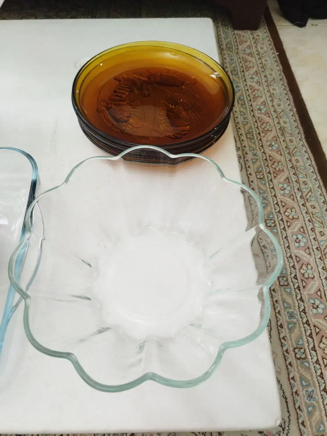 ظروف چینی کریستال|کلکسیون اشیاء عتیقه|کرج, حسن آباد|دیوار