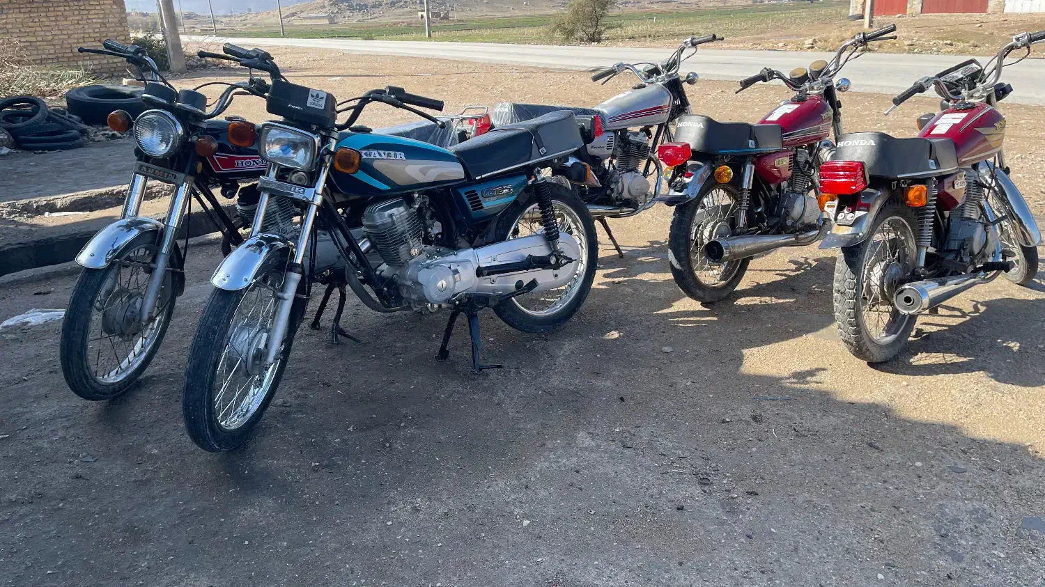 هوندا مزایده ای|موتورسیکلت|داراب, |دیوار