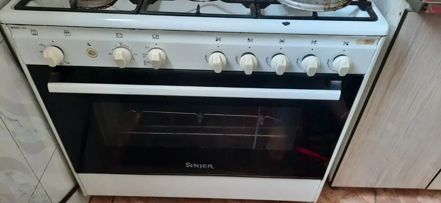 فر گاز ۵شعله|اجاق گاز و لوازم برقی پختوپز|اهر, |دیوار