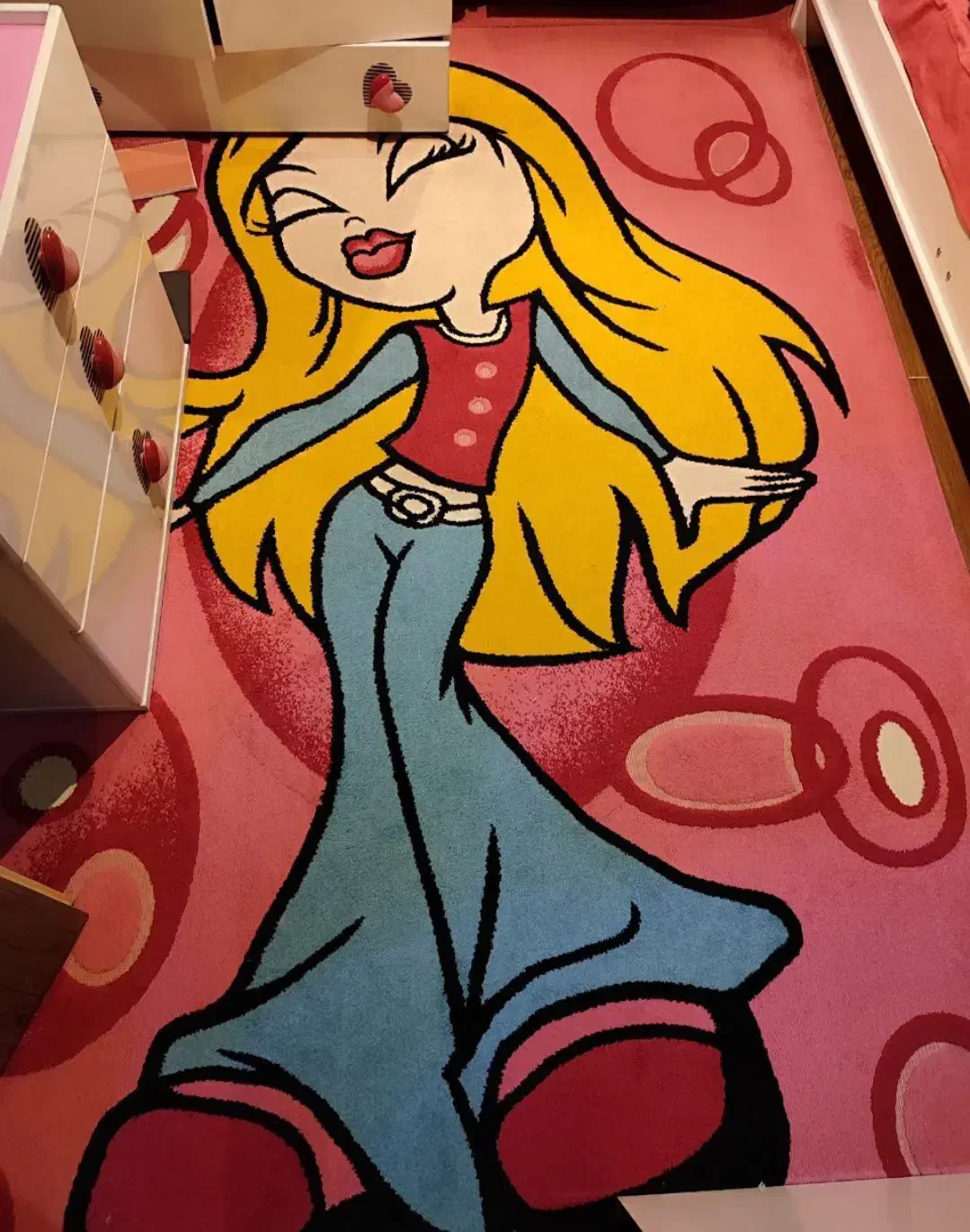 گلیم فرش شش متری دخترانه|گلیم، جاجیم، گبه|کرمانشاه, |دیوار