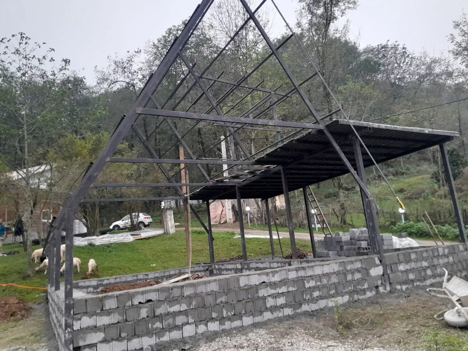 خدمات بنایی ساختمان دیوار چینی|خدمات پیشه و مهارت|ماسال, |دیوار