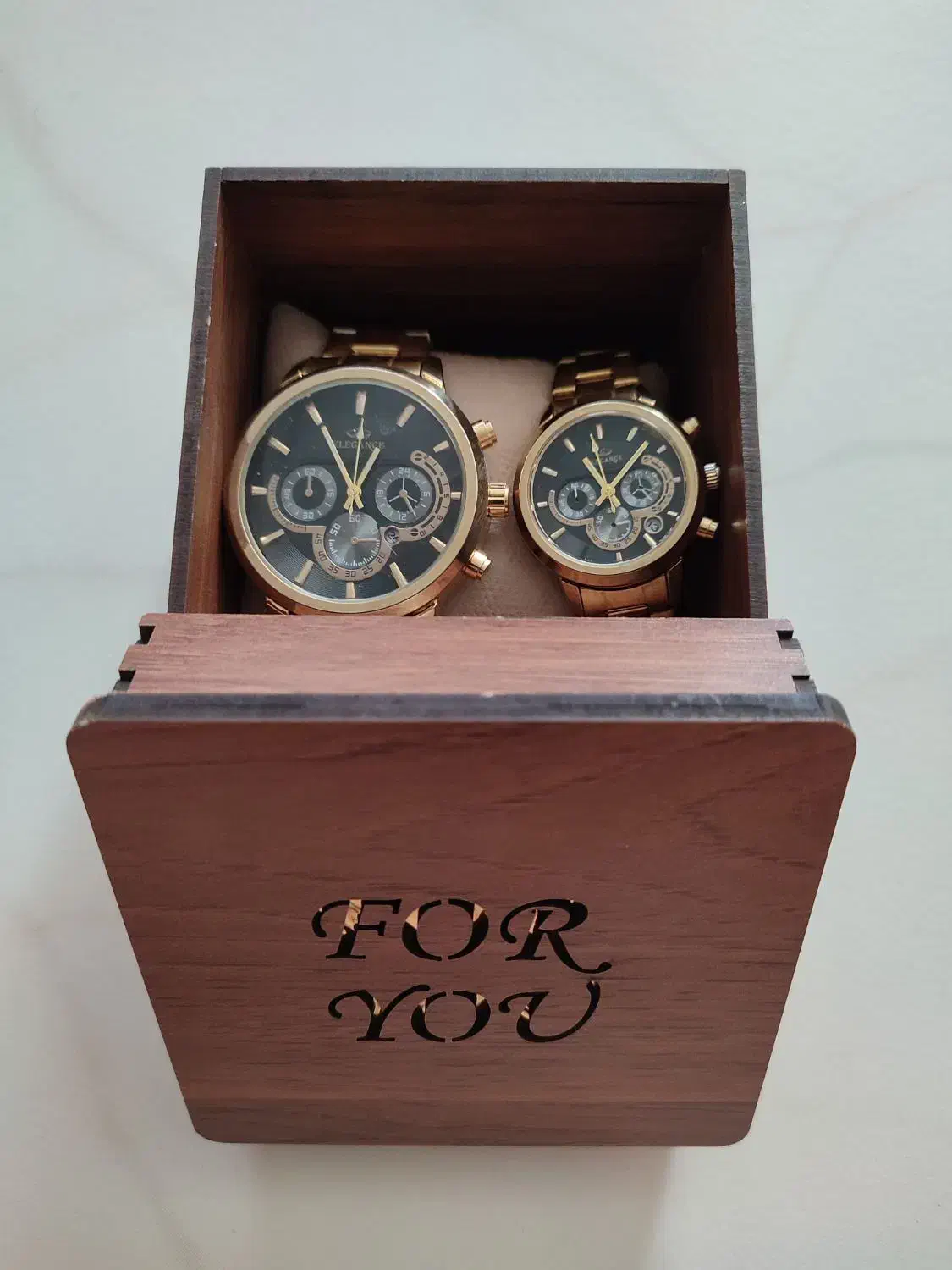 ساعت ست مردانه و زنانه الگانس استیل دو موتوره|ساعت|پاکدشت, پاکدشت (مامازند)|دیوار