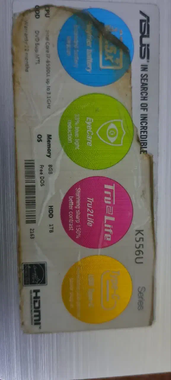 asus k556|رایانه همراه|تهران, یافت آباد جنوبی|دیوار