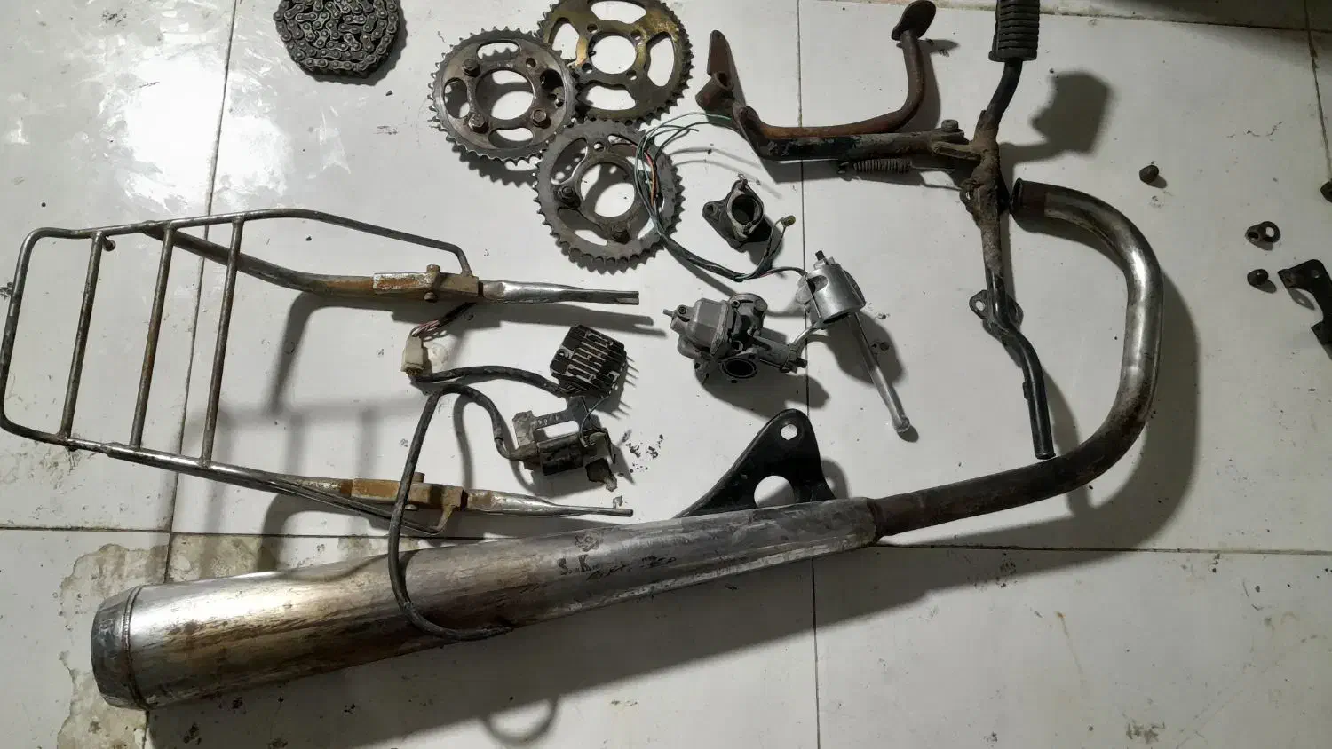 وسایل موتور درحد آک|قطعات یدکی و لوازم جانبی|اهواز, ملاشیه|دیوار