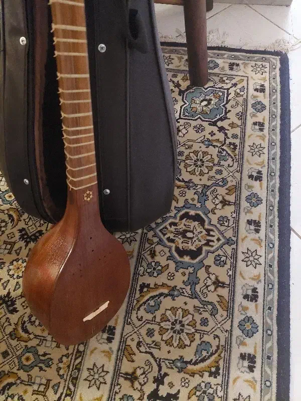 سه تار هاتف ملکشاهی دومهر-کاملا نو همراه هارد کیس|سازهای سنتی|ساری, |دیوار