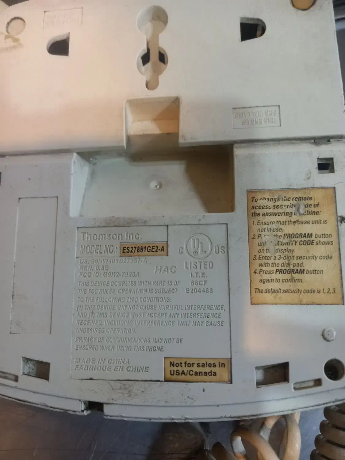 تلفن بیسیم جنرال،با ۲گوشی مدل ۲۷۸۸۱ به سرویس نیاز|تلفن رومیزی|تهران, خانی آباد نو جنوبی|دیوار