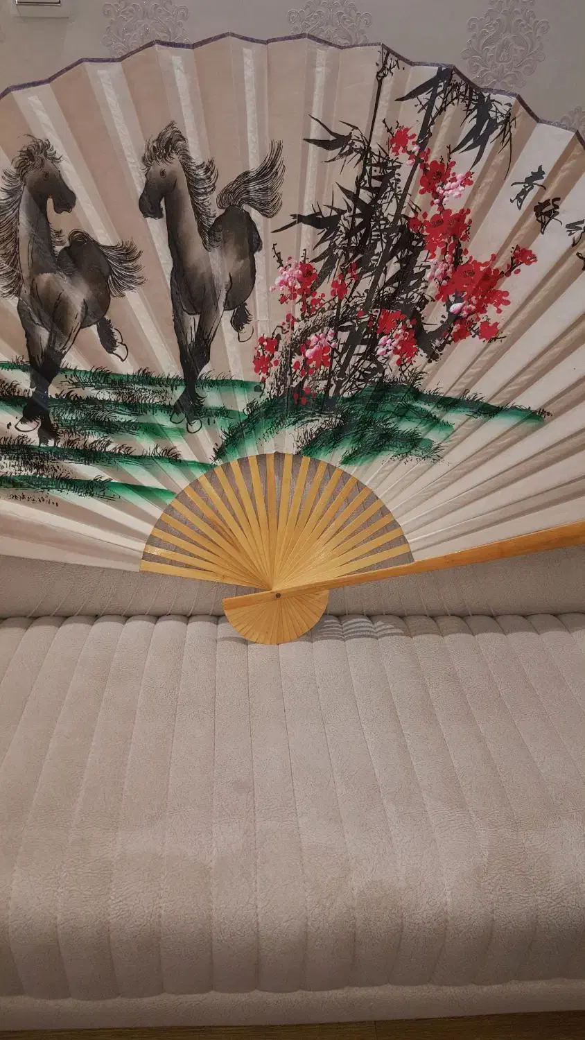 بادبزن تزیینی|صنایع دستی و سایر لوازم تزئینی|کرمانشاه, |دیوار