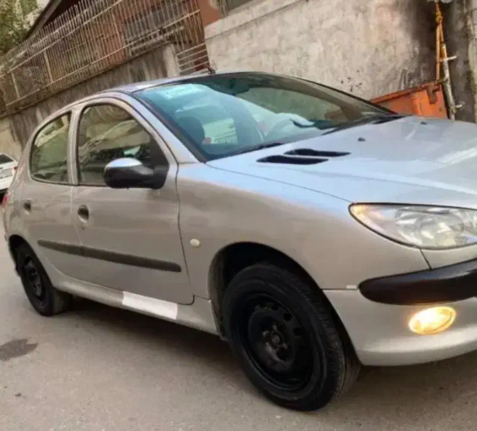 206 فرانسه 84 دو ایربگ ABS مانیتور دار بدون خط وخش|خودرو سواری و وانت|قائم‌شهر, |دیوار