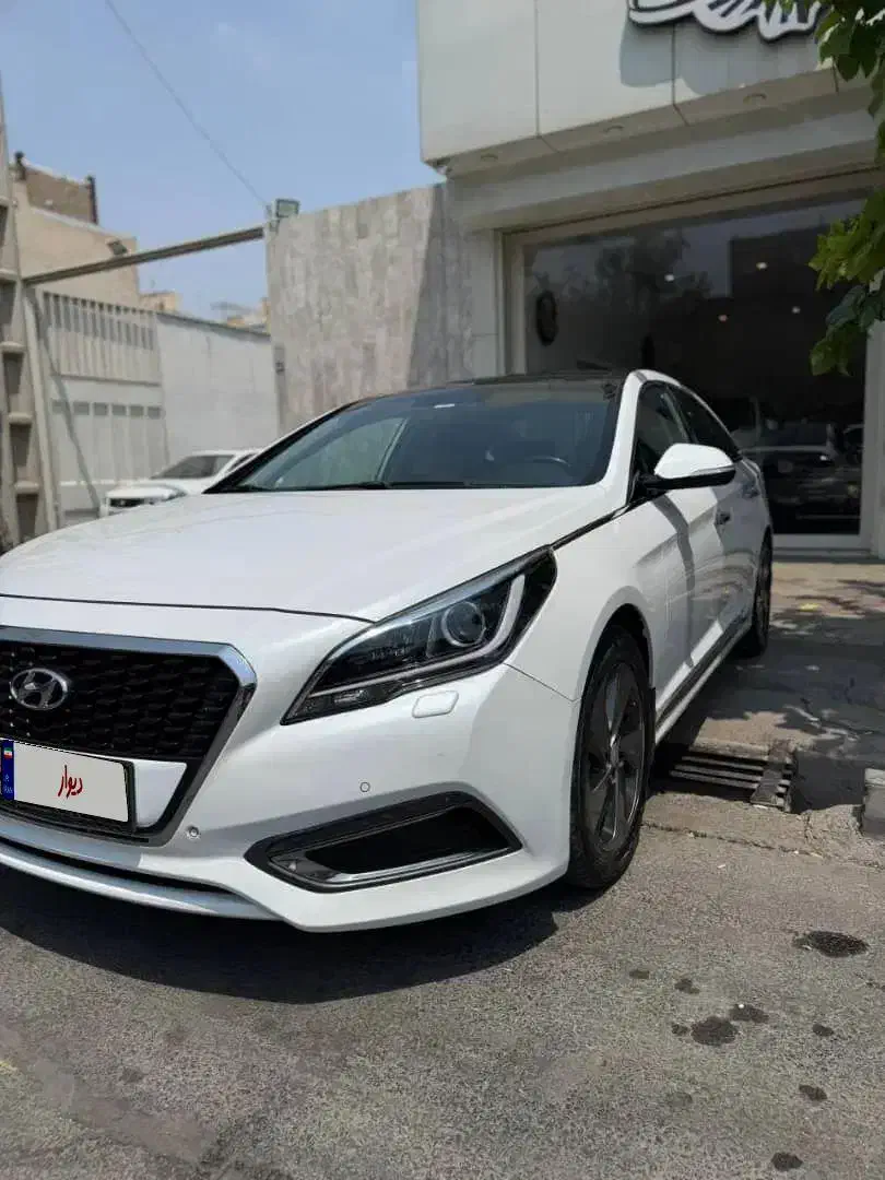 سوناتا ال اف هیبرید gls+ سفید 2017|خودرو سواری و وانت|شهرکرد, |دیوار