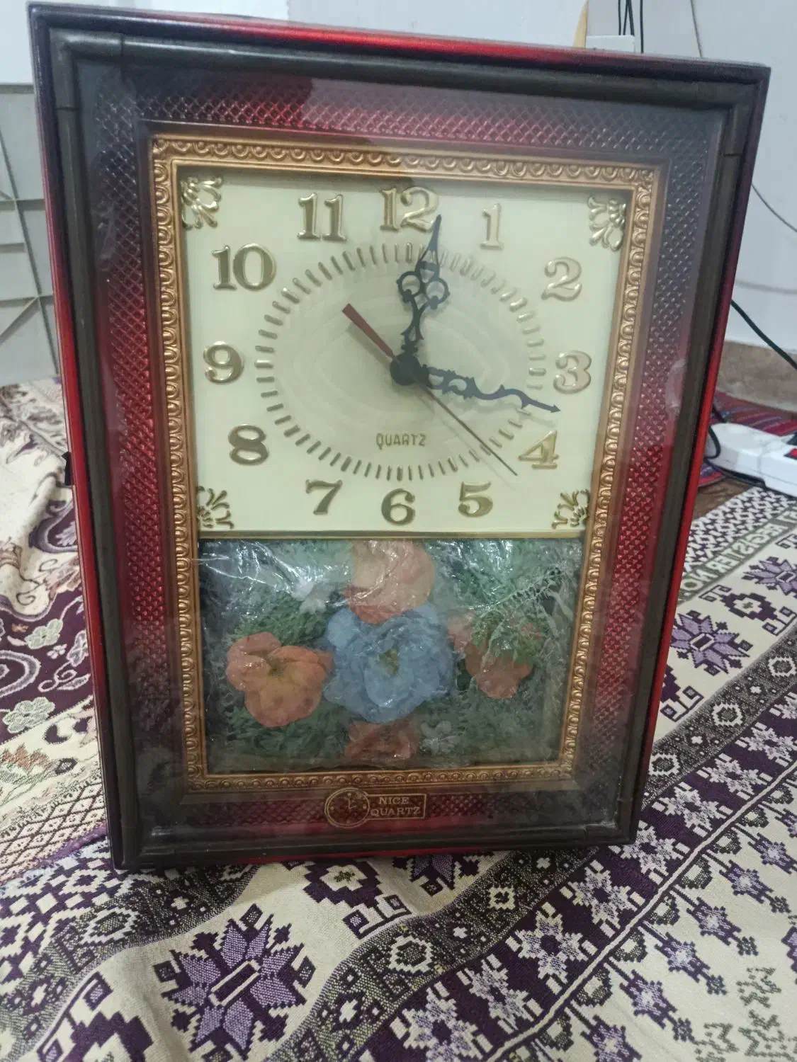 ساعت دیواری قدیمی موتور سالمه سالم|ساعت دیواری و تزئینی|باسمنج, |دیوار