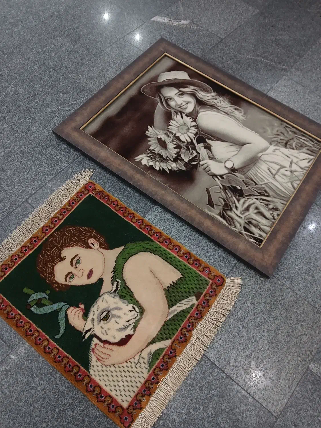 تابلو فرش دو عدد|تابلو فرش|تهران, ستارخان|دیوار