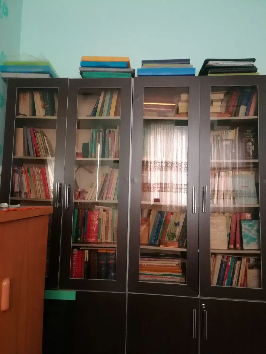 2 تا کمدکتاب|کتابخانه، شلف، قفسه‌های دیواری|بیرجند, |دیوار