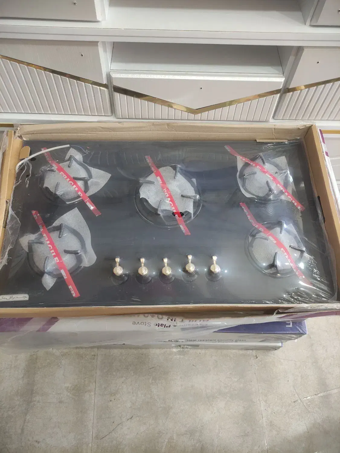 گاز صفحه شیشه ای|اجاق گاز و لوازم برقی پخت‌وپز|اندیمشک, |دیوار