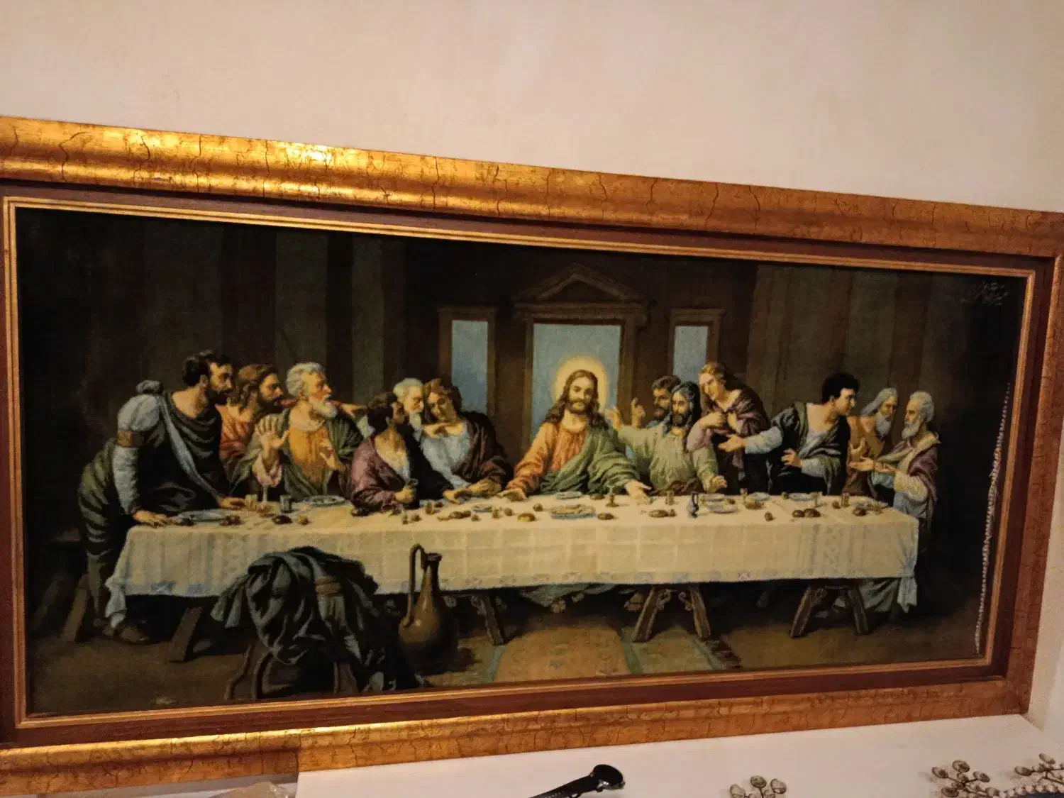 تابلو فرش دست بافت شام آخر|تابلو فرش|تهران, امانیه|دیوار