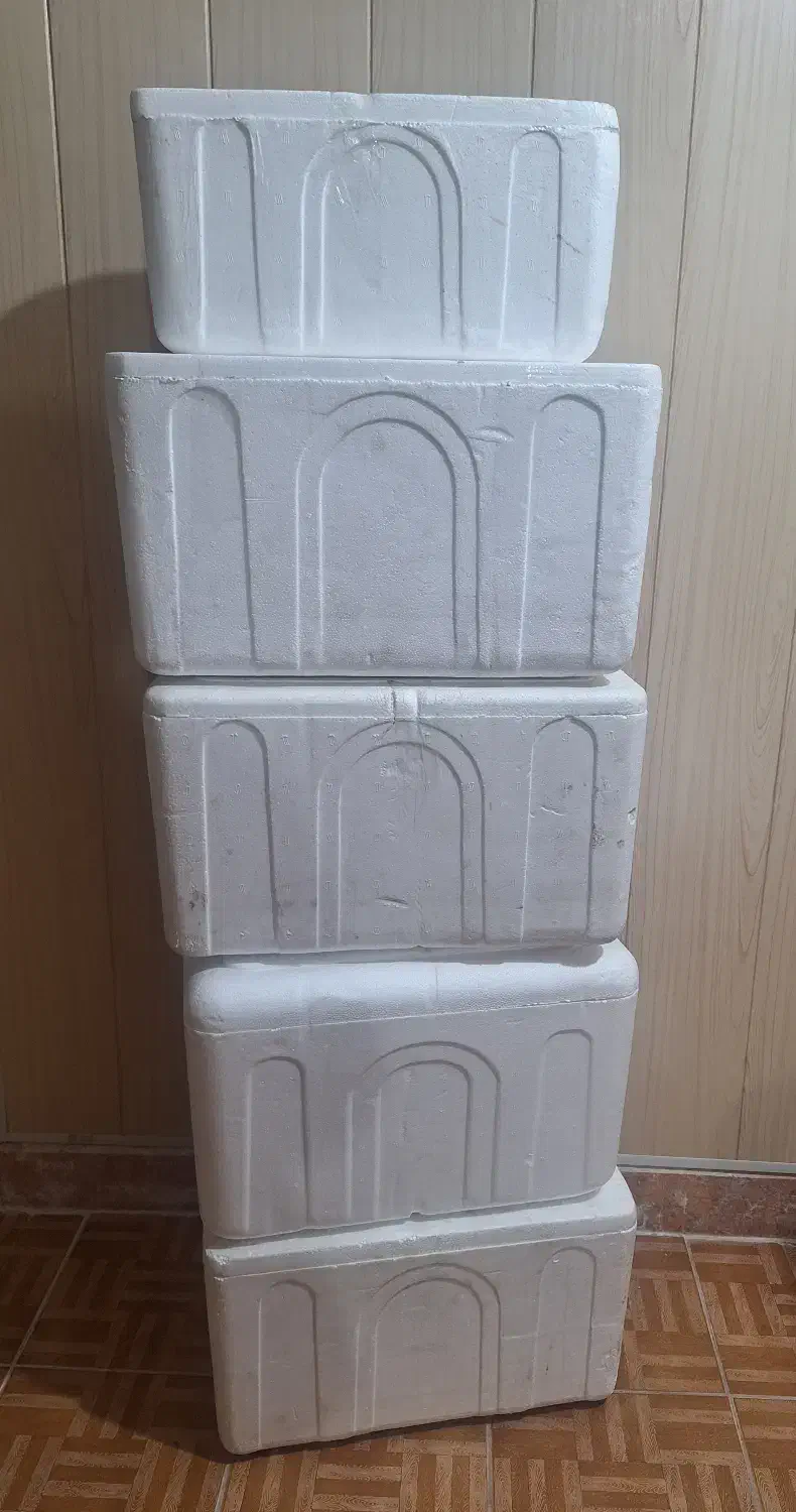 ۵ عدد یخدان یونولیتی، چوب پنبه، یخدان|ظروف نگهدارنده، پلاستیکی، یک‌بارمصرف|بندرعباس, |دیوار