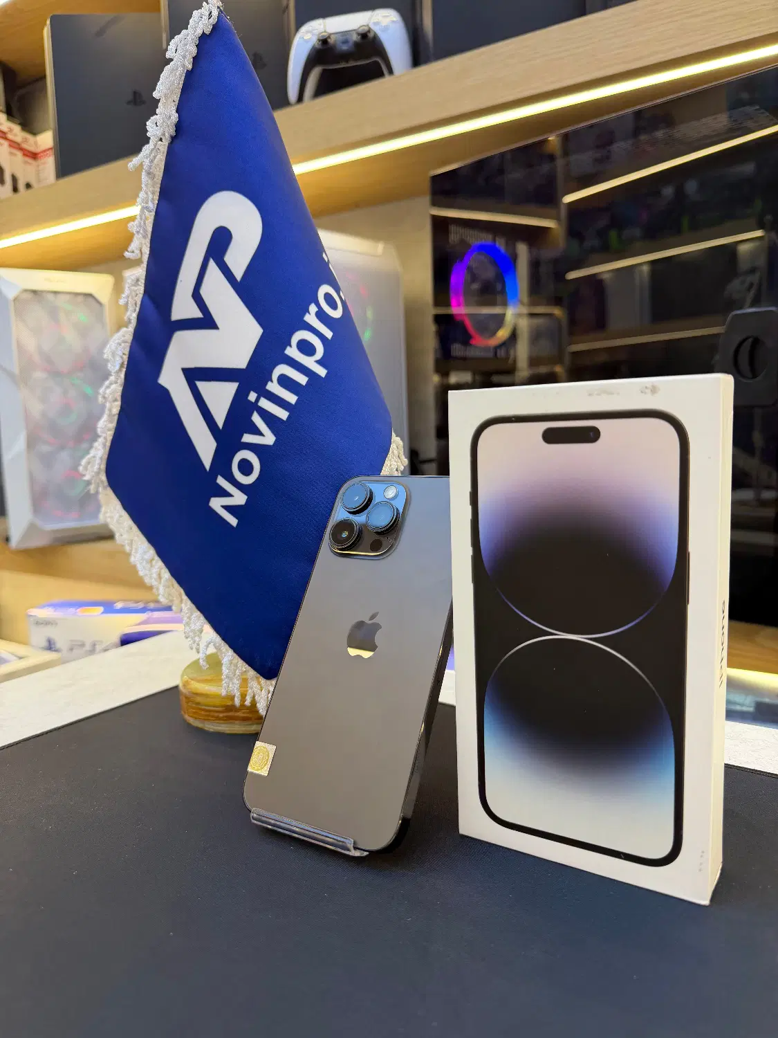 ایفون 14پرومکس iphone14 promax مشکی صفر/اقساط3.5%|موبایل|تبریز, |دیوار