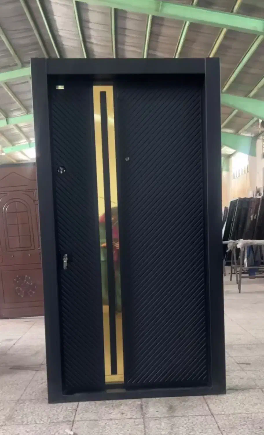 درب ضدسرقت شیشه خور دستگیره هوشمند درب اتاق کدH002|مصالح و تجهیزات ساختمان|بهشهر, |دیوار